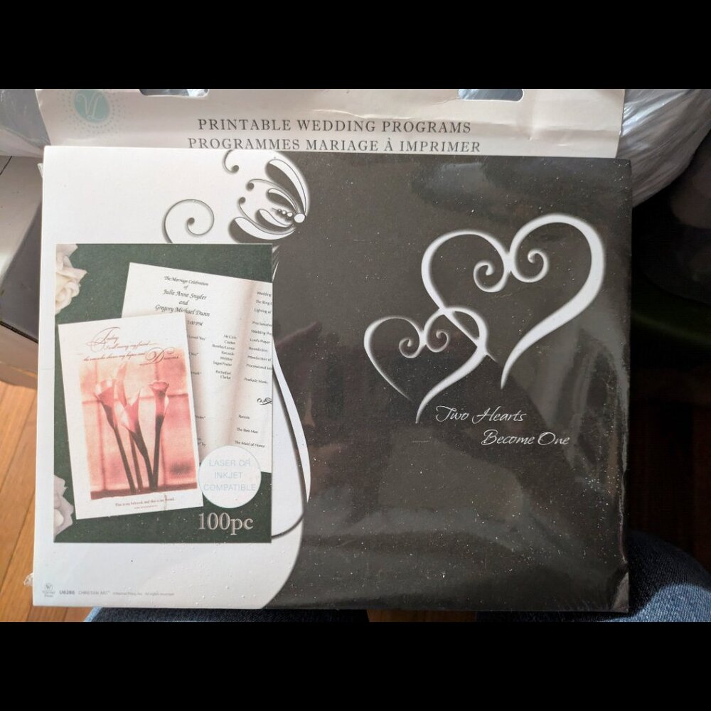 Printable wedding programs - Picture 2 of 3